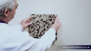 How to use Self Adhesive Smart Mosaic Tiles [upl. by Dranyar]