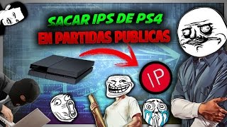 Tutorial como sacar ips desde Ps4 y Ps3 en partidas publicas de Gta V  Call of Duty  Ark [upl. by Aylat]