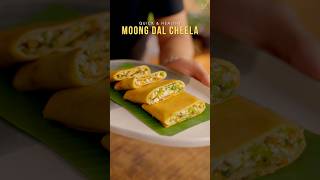 Quick amp Healthy Moong Dal Ka Cheela  Veggies amp Paneer  Quick Breakfast  Chef Sanjyot Keer [upl. by Ardnuasal816]