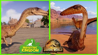 Coelophysis  Prehistoric Kingdom Vs Jurassic World Evolution 2 4K [upl. by Leirbaj]