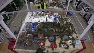 Magical Timelapse Setting Up our Lemax Christmas Village at Polhill Garden Centre [upl. by Jehiel219]