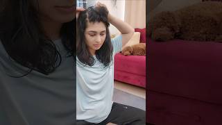 Simple Haircare Routine  Aditi Prabhudeva hair lifestyle minivlog shorts [upl. by Delanty710]