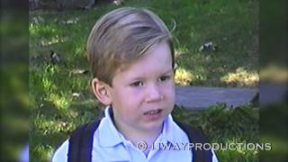 Part 74 September 3rd 1991  Joshs First Day of School  Way Family Home Videos Uncut [upl. by Leahcimsemaj773]