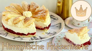 HIMMLISCH LECKERE FRIESENTORTE MIT BLÄTTERTEIG SELBER BACKEN 💝 Rezept von SUGARPRINCESS [upl. by Ike]