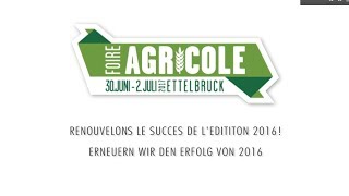 Foire Agricole Ettelbruck 2016 [upl. by Yelsnit667]