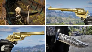 10 HIDDEN Weapons Locations in Red Dead Redemption 2 [upl. by Yellehs]