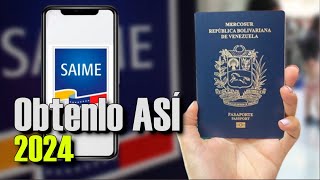 ASÍ obtienes el PASAPORTE en VENEZUELA 2024 [upl. by Fey104]