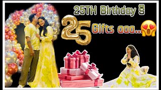 My 25th Birthday Celebrations  25 Gifts aa  Neethufab Vlogs [upl. by Burnett117]