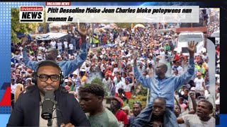 2 octobre 2024 MOÏSE Jean Charles pitit Dessaline Bloke devn palè Nasyonal nan yn gwo manifestation [upl. by Florentia]