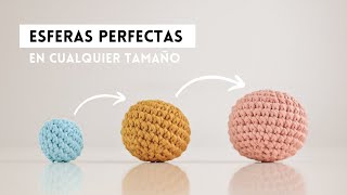 El truco definitivo para tejer esferas de crochet perfectas  explicado [upl. by Eaned]