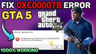 How to Fix 0xc00007b Error in GTA V 2024 ✅  1000 Working Method🔧 GTA 5 Unable To Start Correctly [upl. by Perrie]