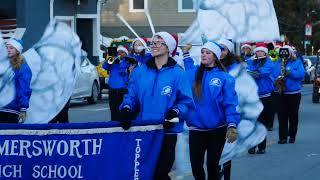 2019 Somersworth Marching Band Christmas Parade in Somersworth [upl. by Initsed288]