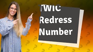 What is the redress number on a TWIC card [upl. by Felicia]