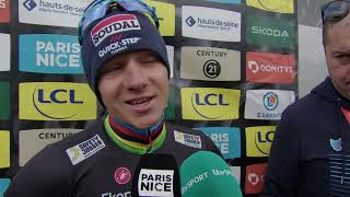 Remco Evenepoel  Interview at the finish  Stage 8  ParisNice 2024 [upl. by Susannah887]