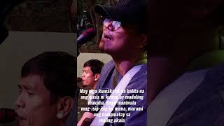 Brownman Revival — Maling Akala cover with lyrics by Tan Rimando of The Stereo at Burnham Park [upl. by Anirrok]