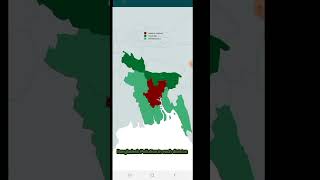 Bangladesh Environment pollution in each division bangladesh map mapchart geography pollution [upl. by Astera4]