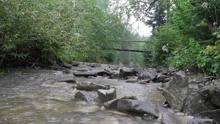 BIESZCZADY Potok Mikowy w czasie burzy sierpień 2015 [upl. by Carole]