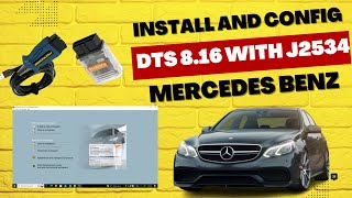 Install DTS Monaco 8 16 and configure with Device J2534 Openport 20 [upl. by Lirrehs604]