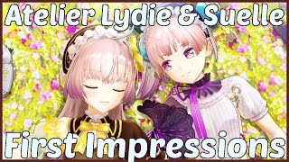 First Impressions Atelier Lydie amp Suelle The Alchemists and the Mysterious Paintings PS4SwitchPC [upl. by Attennaj]