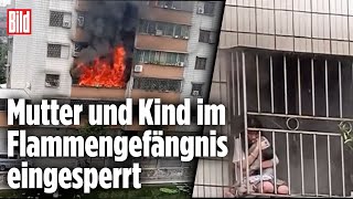 Hausbrand Mutter kämpft um das Leben ihres Kindes [upl. by Nevets35]