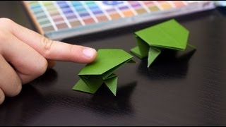 How To Fold An Origami Frog [upl. by Zinah]