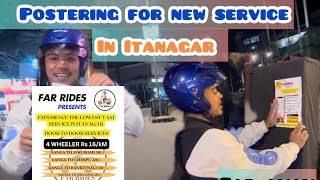 Postering for new services in Itanagar Far Rides  book your First ride  Far Away biketaxi [upl. by Gerger]