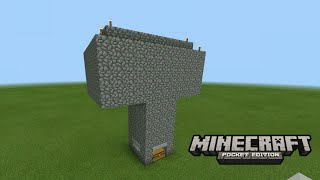 Minecraft PE Easy Mob Farm Build [upl. by Gurolinick757]