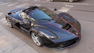 Ferrari Laferrari Aperta  Start Up Acceleration LOUD Brutal Sound Carporn  Munich [upl. by Airemahs]