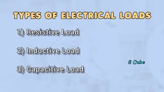 Types of Electrical Loads in Tamil  Resistive load  Inductive load  Capacitive Load⚡lead amp Lag [upl. by Nahgem633]