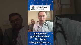 How long is a Typical Residency Interview  USMLE  Residency Match Interview [upl. by Roos]