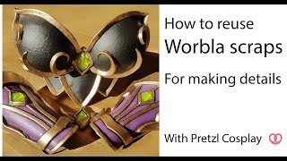 How to Recycle and reuse Worbla scraps and leftovers  Cosplay tutorial [upl. by Ronnholm]