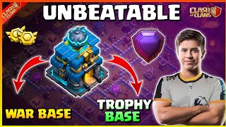 NEW TH12 BASE WITH LINK  BEST TH12 WARCWL BASE  TH12 TROPHY BASE  Coc  281123 [upl. by Crosse956]