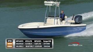 HydraSports 23 Bay Bolt 2011 Performance Test  By BoatTestcom [upl. by Falk]