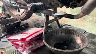 Honda cd 110 pickup problem change clutch plate honda cd110automobileengine [upl. by Ettenim511]