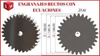 ⚙COMO hacer un ENGRANE en solidworks 2020 [upl. by Losyram]