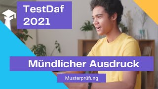 TestDaf Mündlicher Ausdruck  Modellsatz ab 2021  Training [upl. by Htebharas]