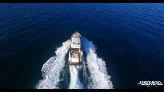 Aicon 72 Yacht in Fort Lauderdale Drone [upl. by Asilaj]