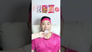 🍜🍧🍭ASMRPinkthemed Mukbang  Perfect for Sleepimmersive asmr asmrsounds [upl. by Cynera858]