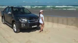 Isuzu D MAX LST drive on Stockton Beach [upl. by Aurita]