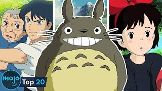 Top 20 Studio Ghibli Films of All Time [upl. by Katonah559]