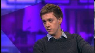 C4 News debate on benefits dependancy  Owen Jones vs Ruth Porter [upl. by Azmuh]