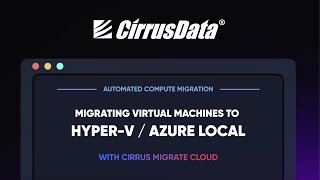 Automated Compute Migration Azure Local or HyperV [upl. by Airdnazxela]