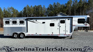 2023 Lakota Charger 8314CE Luxurious 3Horse Trailer with 14ft Living Quarters [upl. by Folsom66]