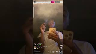 NBA YoungBoy Previews New Music on Instagram LIVE PART2RAPPERS IN STUDIO 2020 [upl. by Acile704]