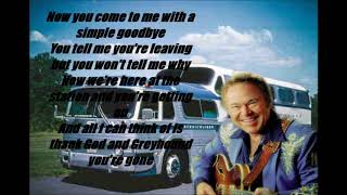 Thank God and Greyhound Roy Clark with Lyrics [upl. by Jalbert]