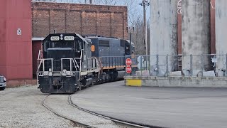 WampLE SD402 4000 amp GP9R 4602 navigates the Medina BampO curve 111824 [upl. by Snah]