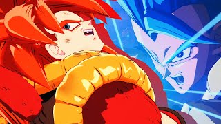 Gogeta SS4 vs Gogeta SSGSS Dramatic Finish ENG  JP  DRAGON BALL FighterZ [upl. by Lynd516]