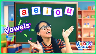 Learning the Vowels Sounds for your Kiddos  Teaching the Letter Vowels by Miss V [upl. by Garrott553]