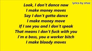 Bodak yellow official lyrics [upl. by Niwri639]