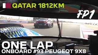 Hop on 93 Peugeot 9X8 for a lap around Losail Intl Circuit [upl. by Yrelle892]